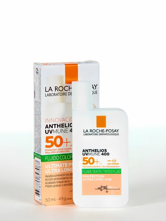 Солнцезащитный крем для лица и тела,водостойкий,Anthelios Uvmune 400,SPF 50+,UVA+UVB, 50мл