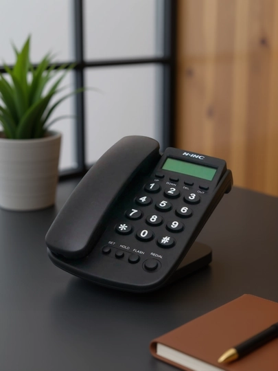 Домашний телефон, проводной, для дома и офиса — CHEAPUZ-TELEFON-БЕЛЫЙ