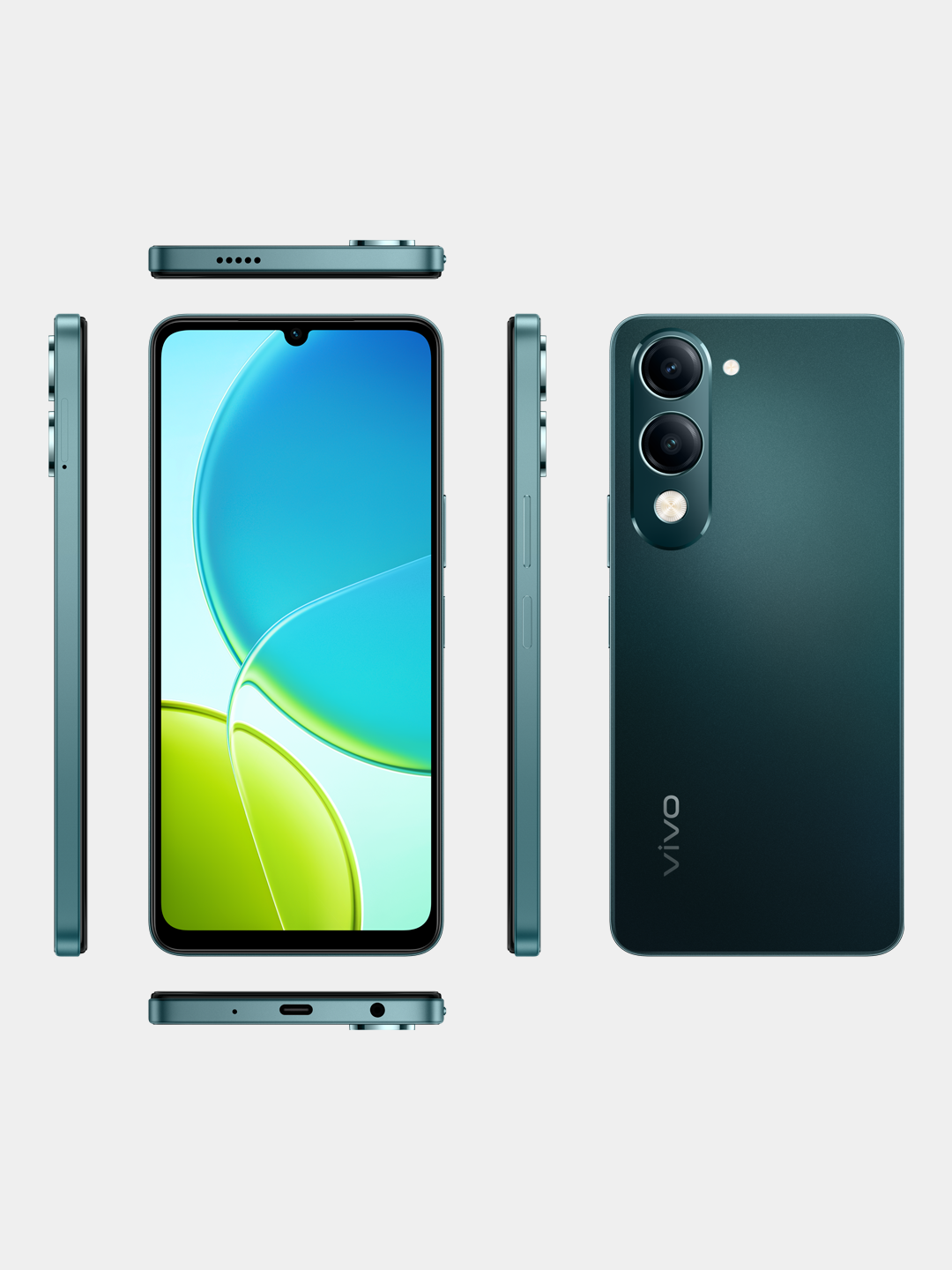 Mobil telefon Vivo Y04s 6/256 GB, 90 Hz displey, 6000 mAh batareya