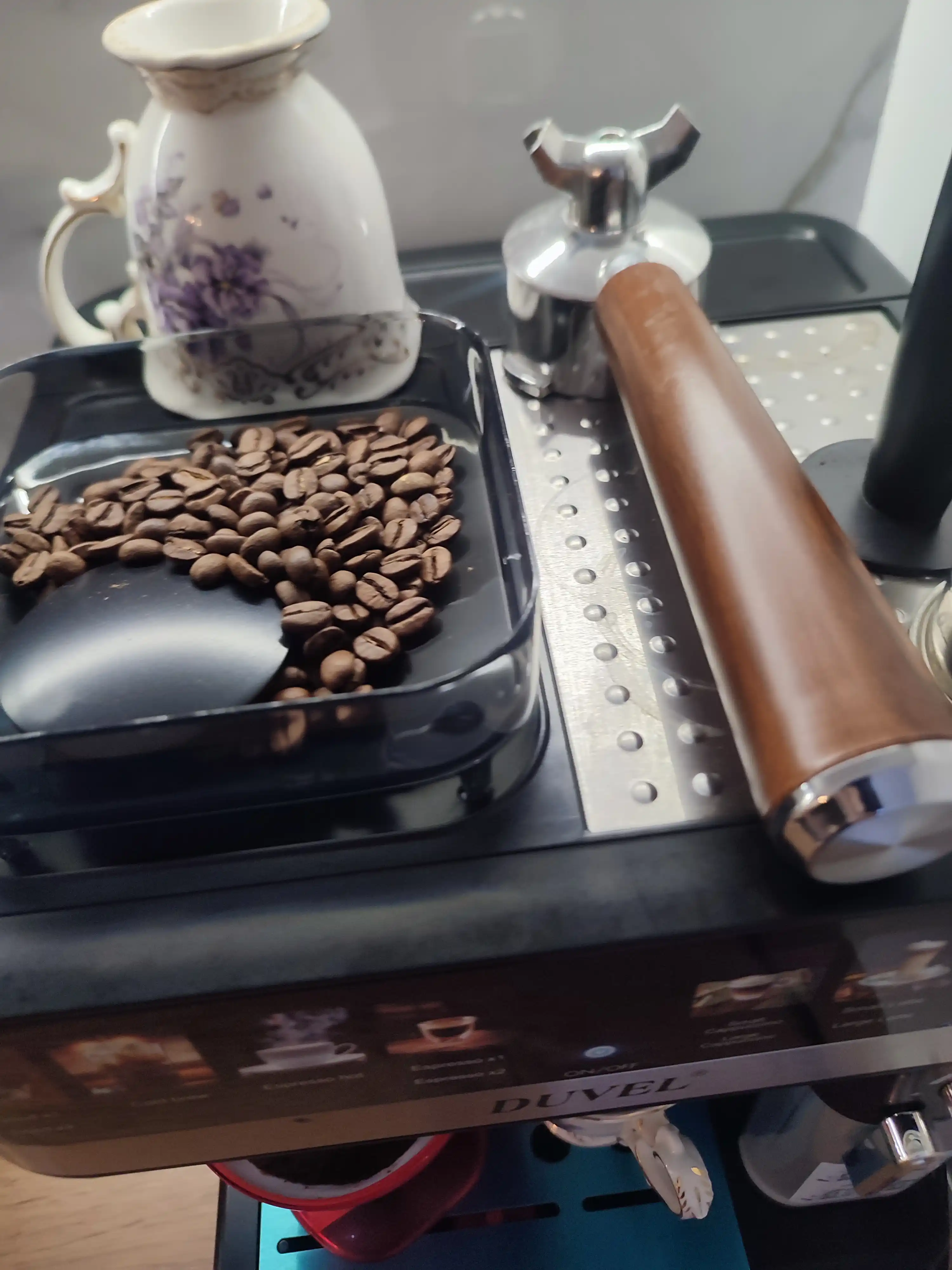 Kompensator va kapuchino qaynatgichli professional qahva mashinasi Kitchen011