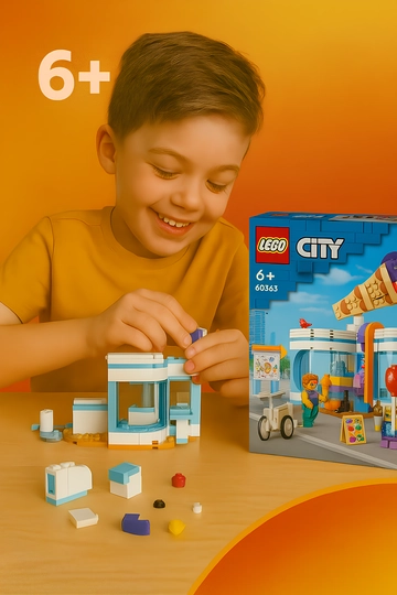 Конструктор LEGO City Магазин мороженого — LEGOTOY-P1165F2