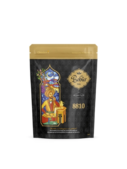 Bobur Tea 8810 – Зелёный чай высшего сорта, 200 г / 90 г — BOBURTE-ЧАЙ-200