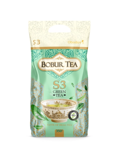 Bobur Tea S3 – Зелёный чай 350 г — BOBURTE-ЧАЙS3