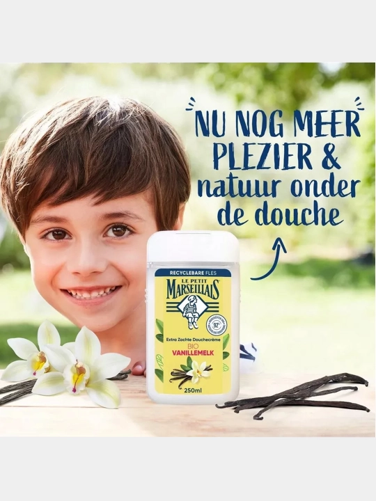 Dush uchun gel  Le Petit Marseillais, vanil, 250 ml