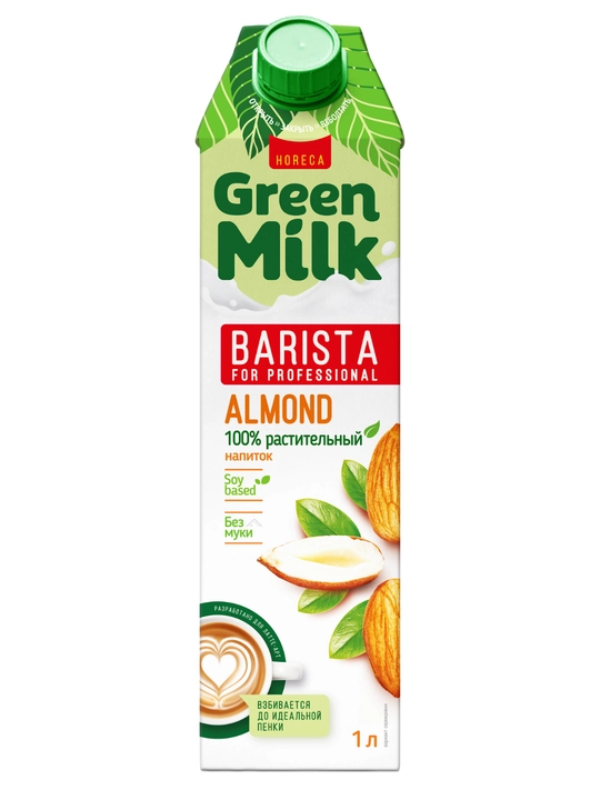 Green Milk миндаль на соевой основе - 