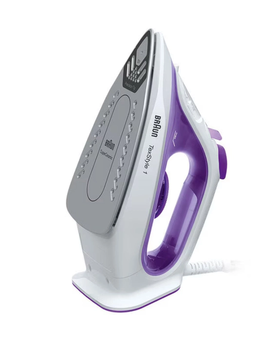 Braun TexStyle 1 SI1080VI bug‘li dazmol, 2000 Vt, SuperCeramic, avtomatik o‘chirish