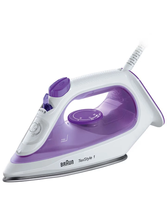 Braun TexStyle 1 SI1080VI bug‘li dazmol, 2000 Vt, SuperCeramic, avtomatik o‘chirish