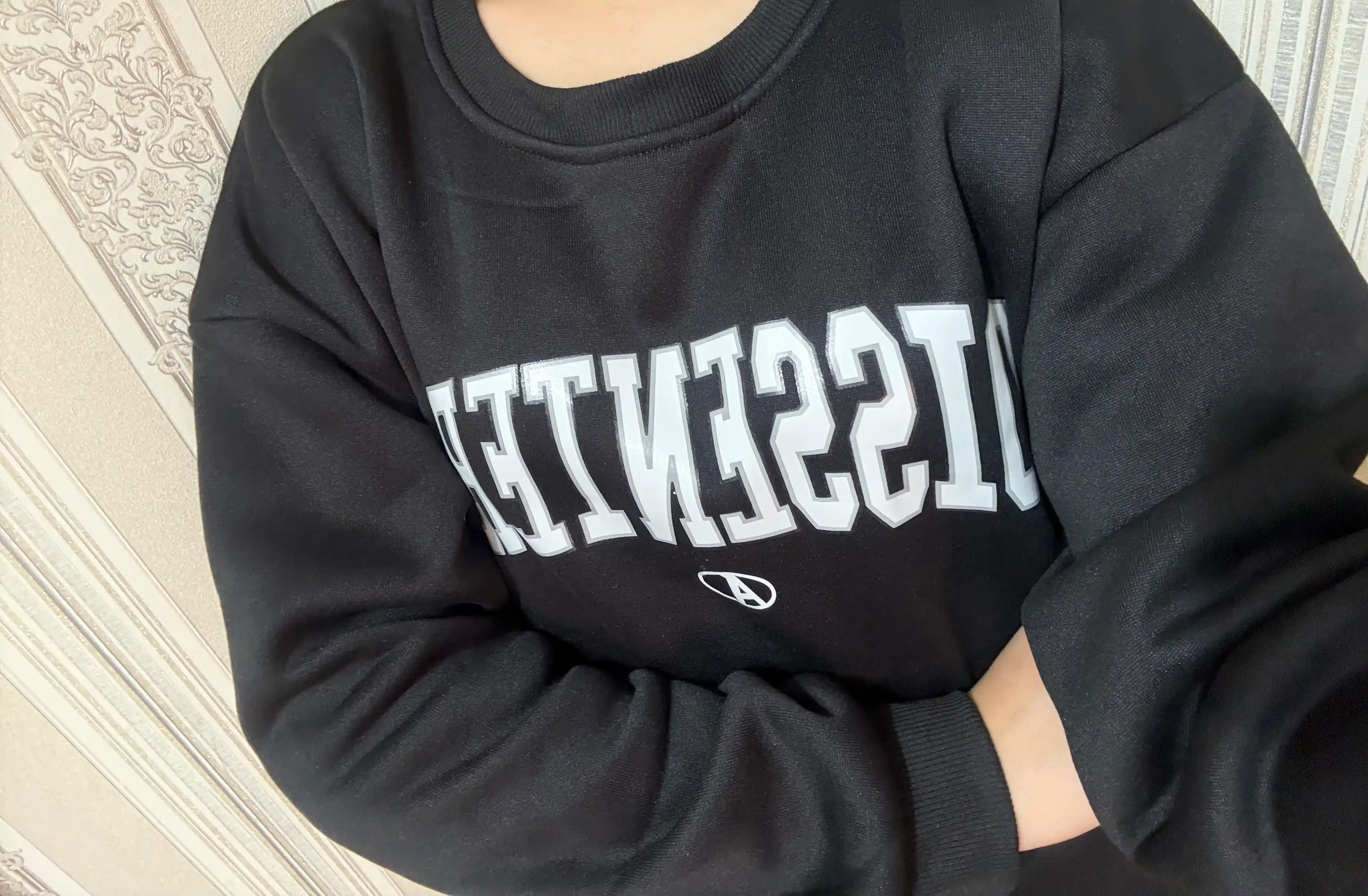 Ayollar uchun bahoriy svitshot, oversayz, dumaloq yoqa (M–XXL)