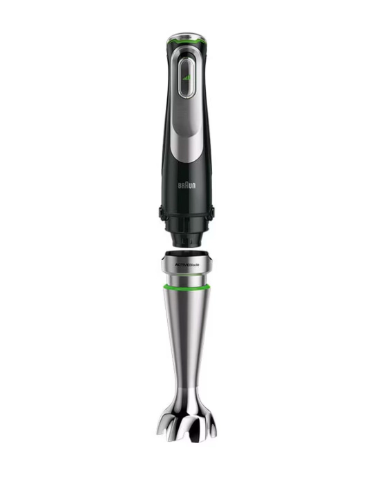 Blender Braun MQ9135XI MultiQuick 9, 1200 Vt, maydalagich va ko'pirtirgich bilan