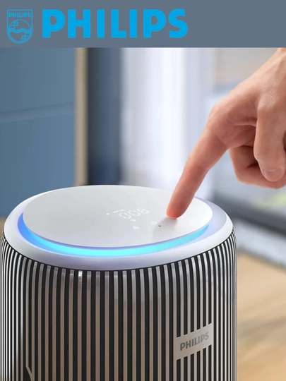 Очиститель и увлажнитель воздуха умный климатический комплекс 2 в 1 Philips AC3420