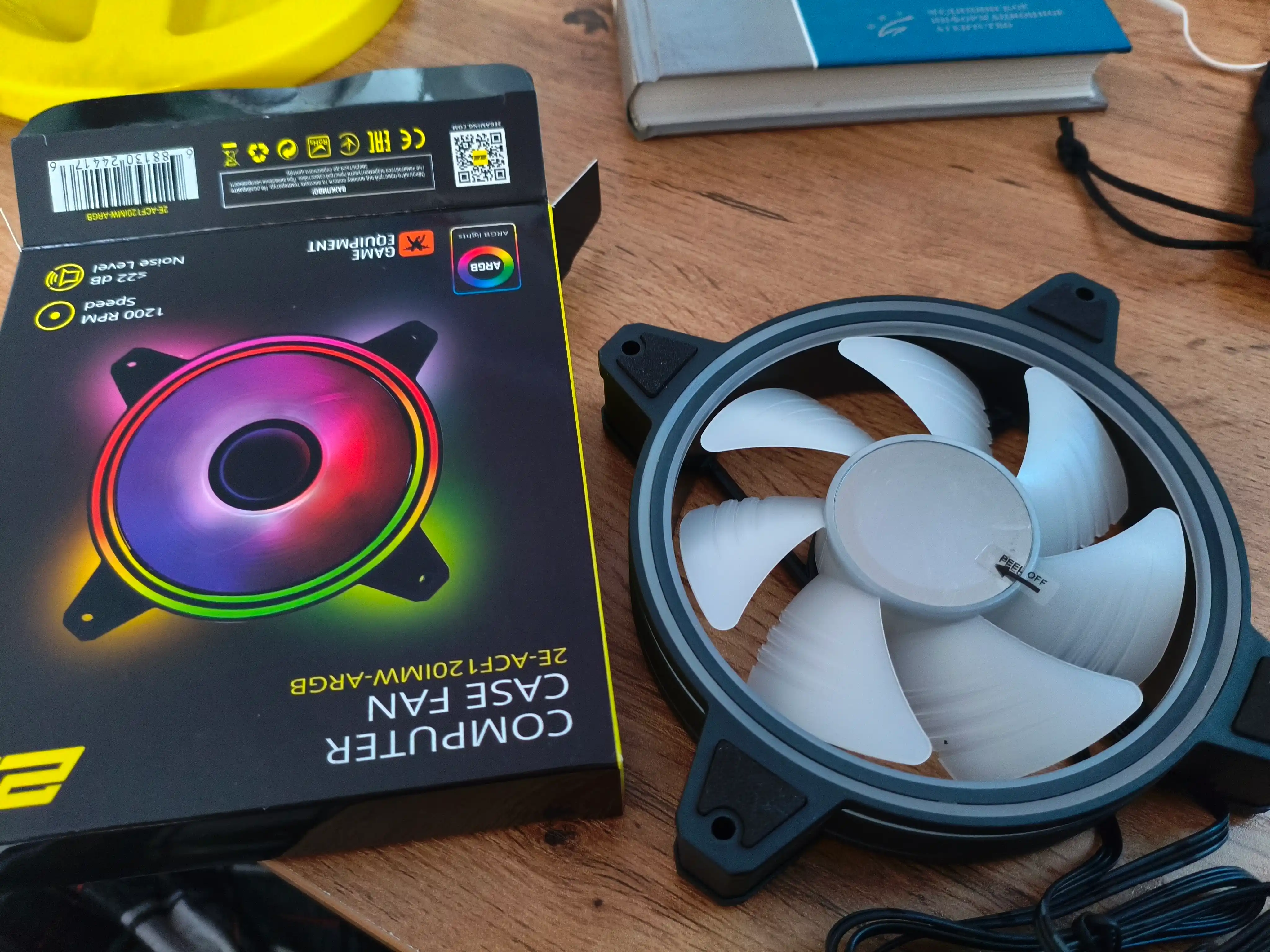2E Gaming Air Cool Infinity M ACF120IMW-ARGB korpus ventilyatori, 120mm,1200 rpm,3pin,3pin