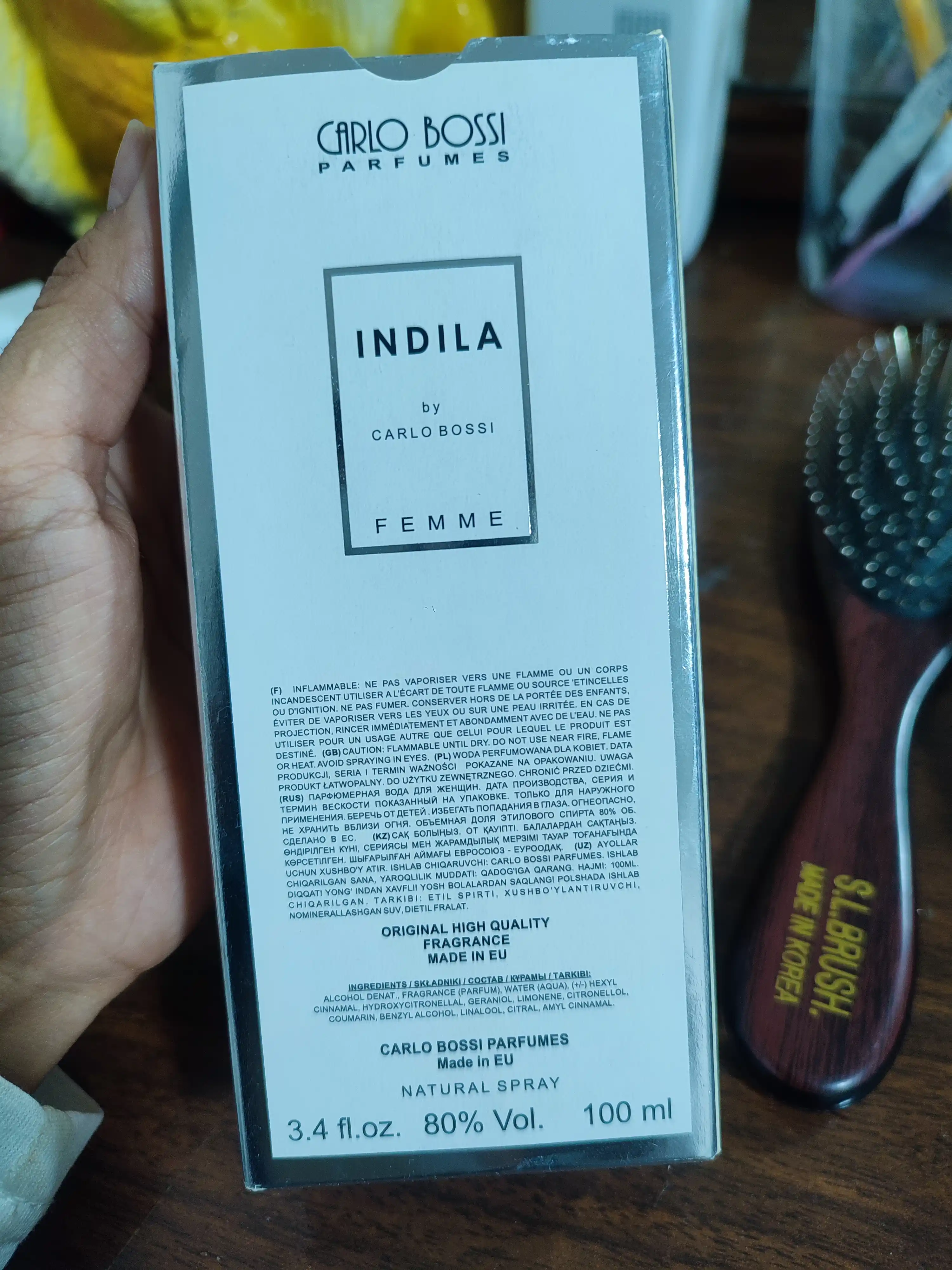 Ayollar uchun parfyumlangan suvi Indila Femme Carlo Bossi, 100 ml