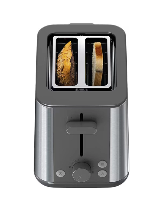 Тостер BRAUN HT1510GY, 1000 Вт, 2 отделения, корпус из нержавеющей стали