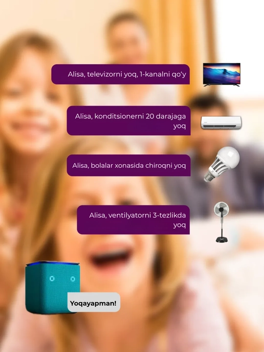 Aqlli universal pult Alisa/Marusya uchun – ovoz bilan boshqariladigan IQ-kontroller