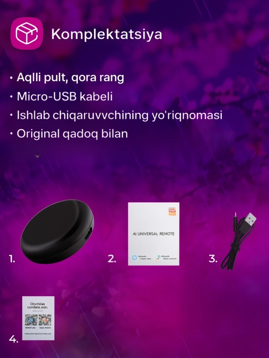 Aqlli universal pult Alisa/Marusya uchun – ovoz bilan boshqariladigan IQ-kontroller