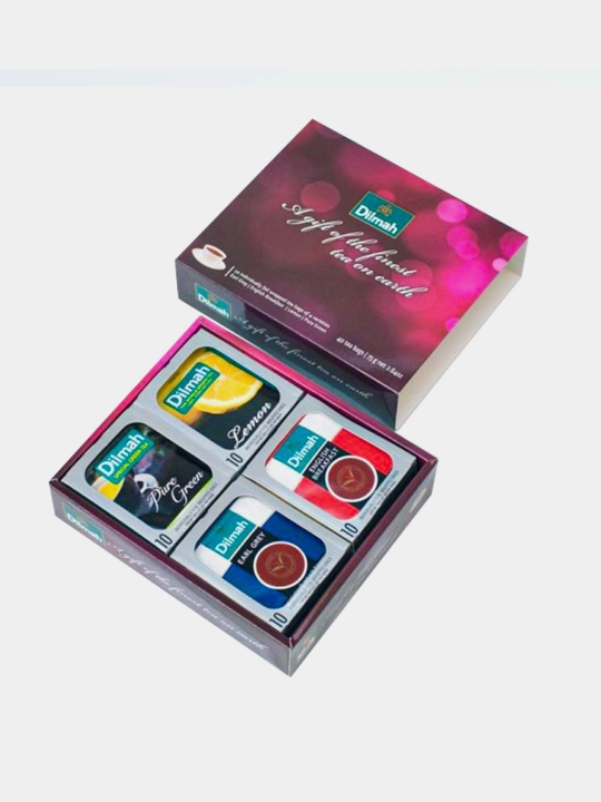 Dilmah Illuminations sovg‘aviy choy paketi, 30×2g + 10×1.5g, 75g