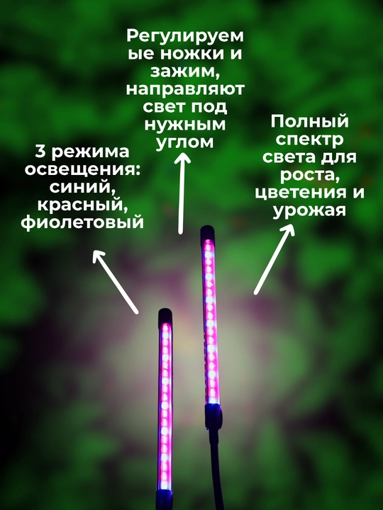 To'liq spektrli o'simliklarni etishtirish uchun fitolampа