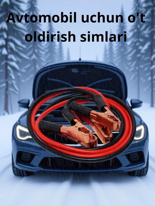 Avtomobil o't oldirish uchun simlar 400A 600A, silikon, avtomobillar uchun - 