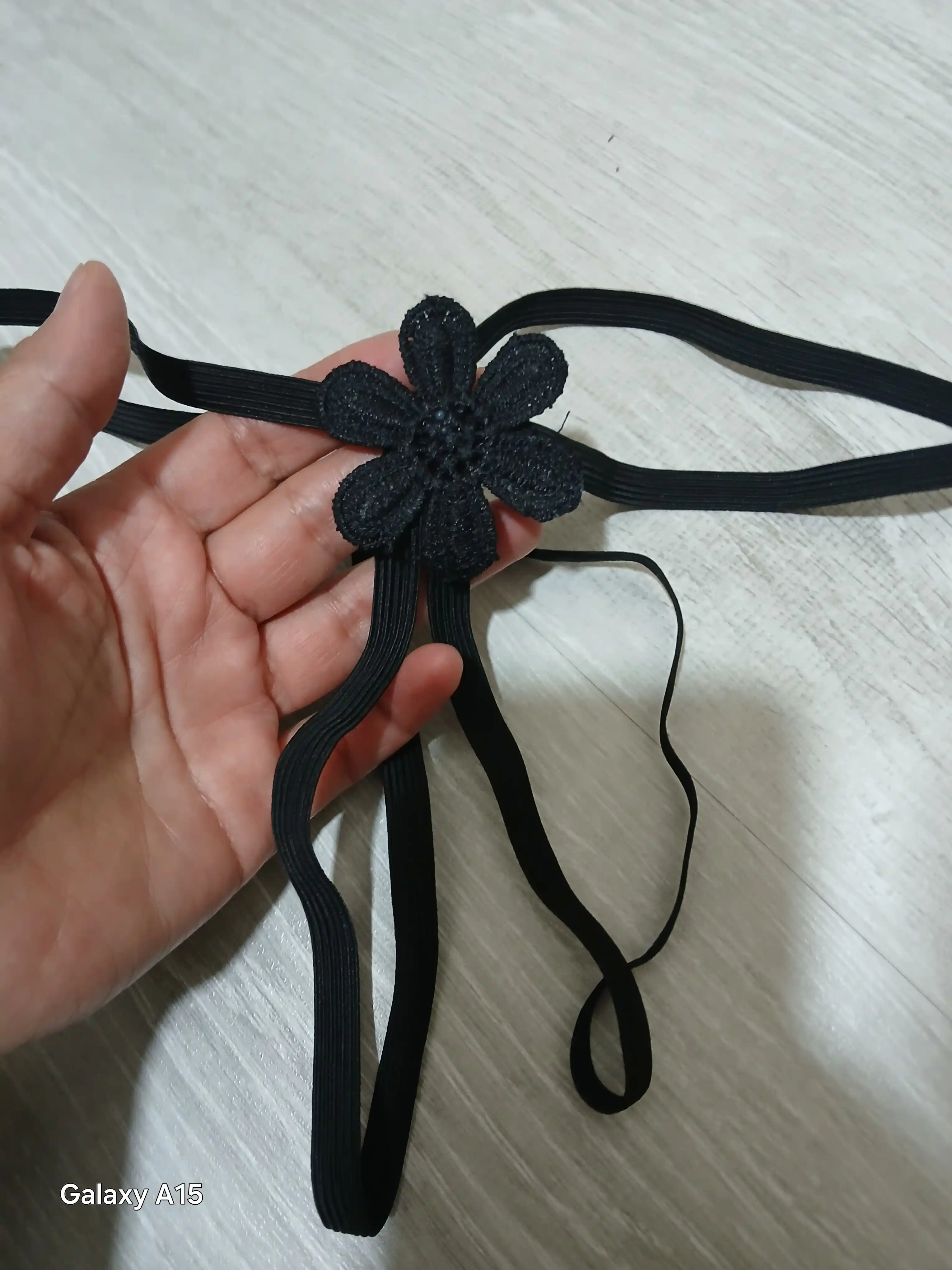 "Ja-zel" string ayollar ichki kiyimi, qora rangli, o‘lchami 46-56