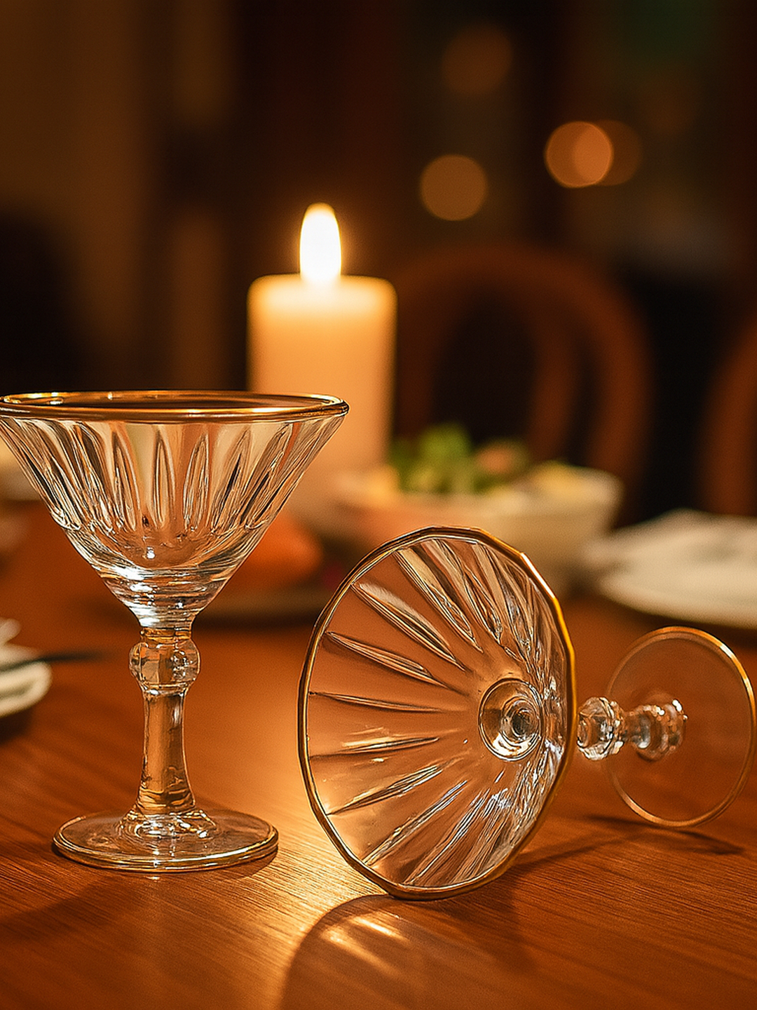 Martini va fujer to'plami, shishali, 6 dona, sharbat va shirinliklar uchun