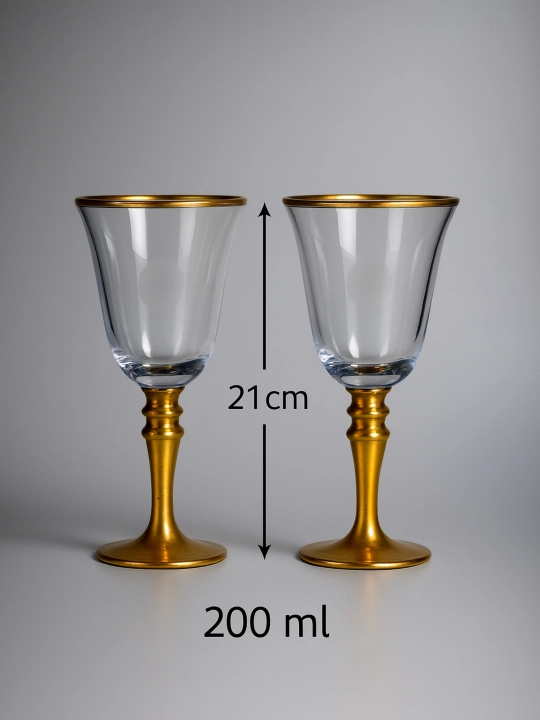 Martini va fujer to'plami, shishali, 6 dona, sharbat va shirinliklar uchun