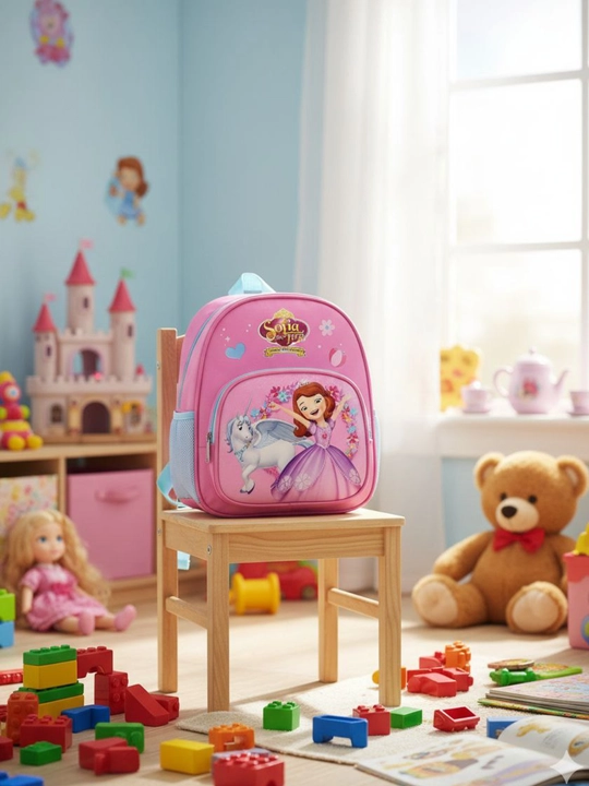 Детский рюкзак, для 2-6  лет мальчиков и девочек, рюкзак для садика, 3D принт Лабубу