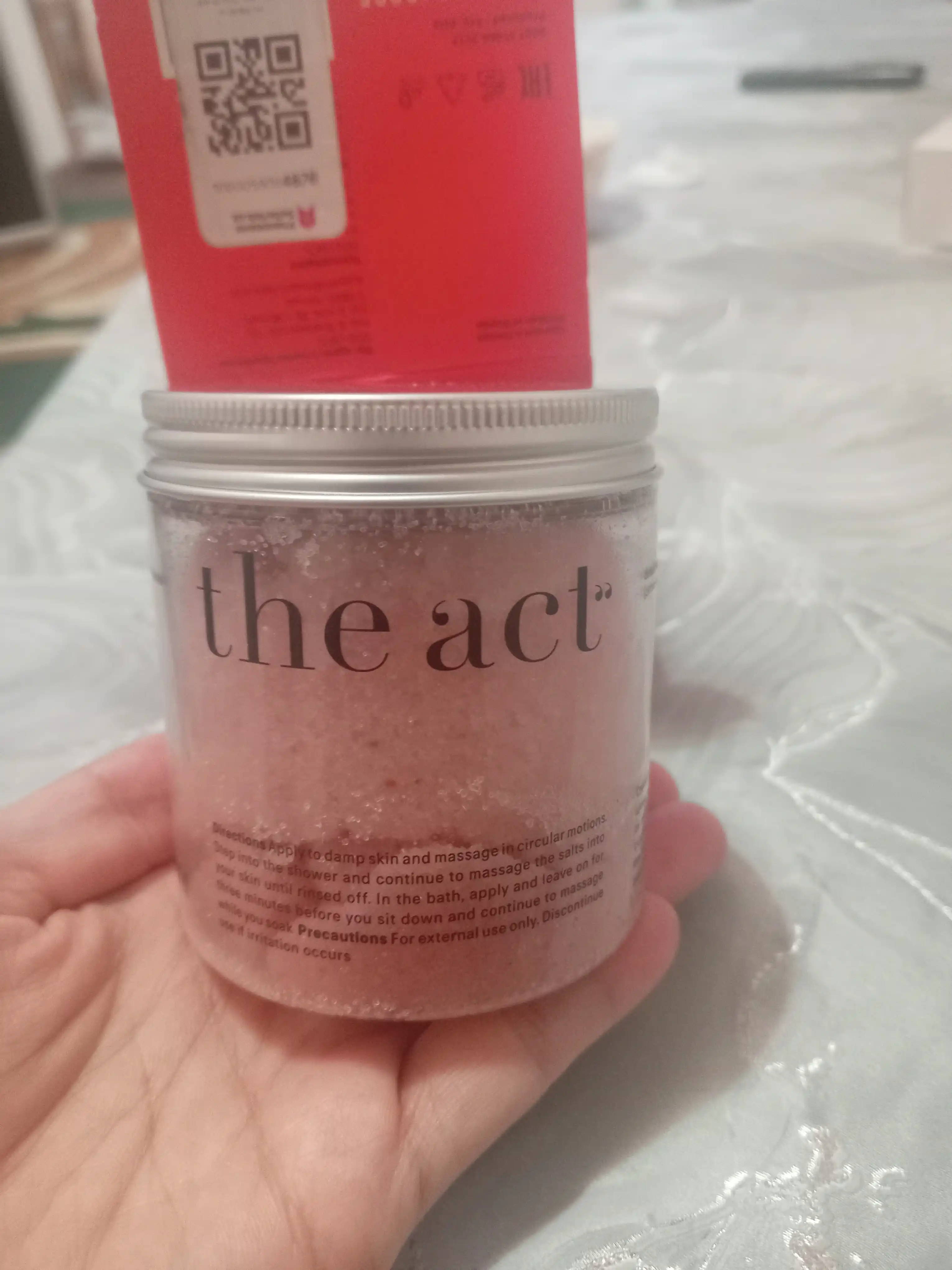 Скраб для тела The Act, для похудения, антицеллюлитный, кокосовый, подарочный набор 2/3 шт
