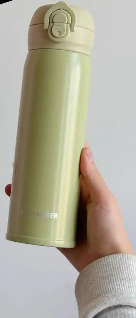 Термос-поильник с трубочкой, из нержавеющей стали, 480 мл