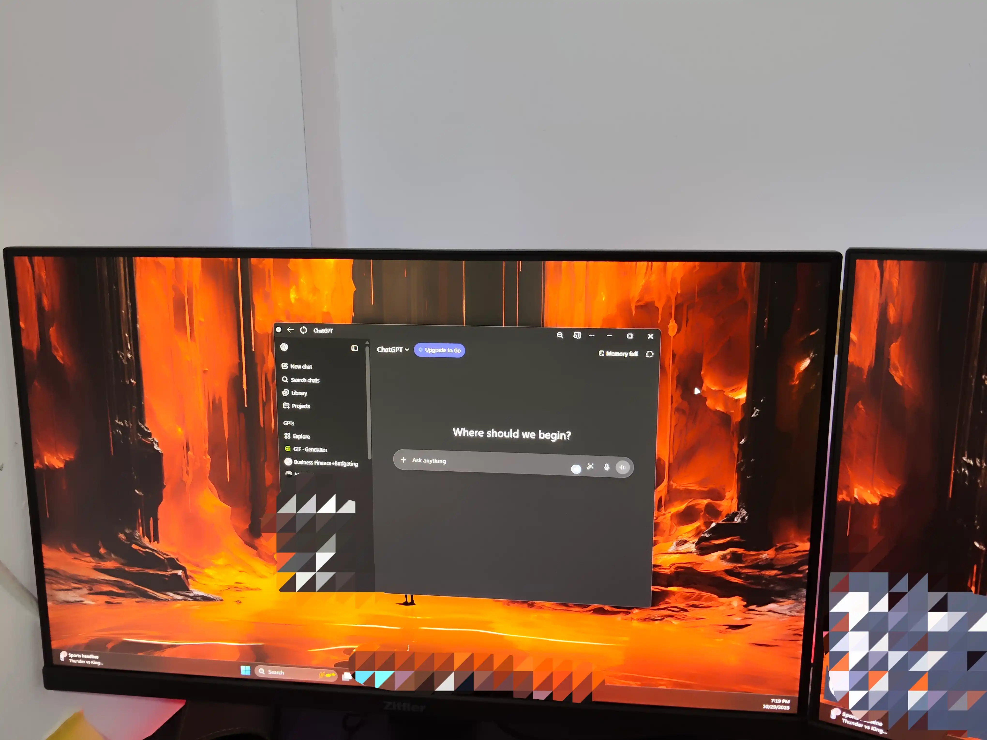 Монитор IMMER 24TC1000 24" изогнутый(VGA+HDMI) VA панель 120Гц,5мс,гарантия 1 год