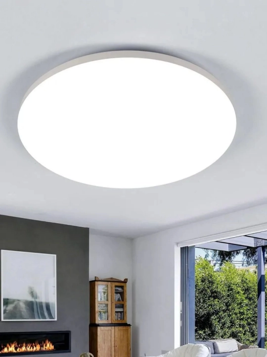 DeRun LED shiftli panel chirog'i 18–48 Vt, 6500K oq yorug‘lik