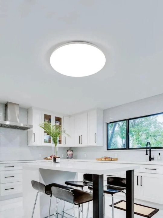 DeRun LED shiftli panel chirog'i 18–48 Vt, 6500K oq yorug‘lik