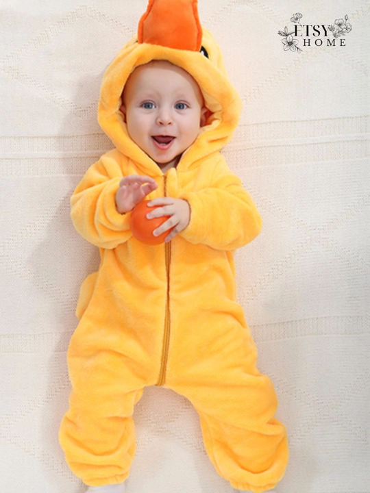 Кигуруми Michley - мягкий костюм-пижама для сна и игр, для малышей до 4-5 лет, флисовый