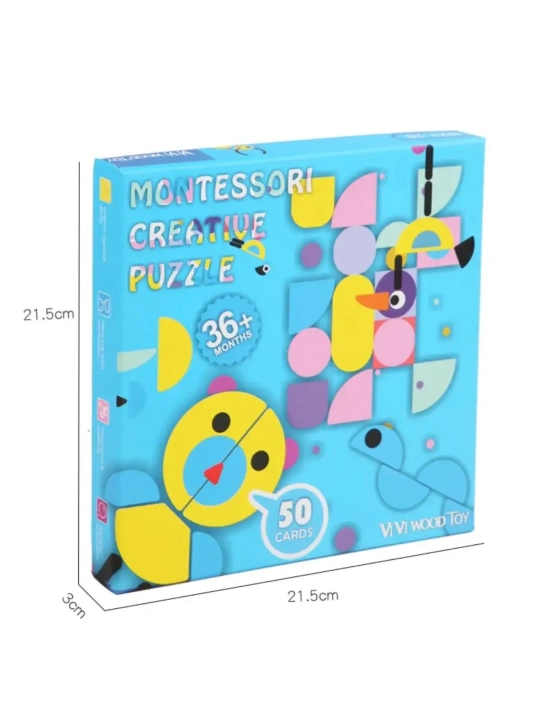Montessori hayvonlar uchun jumboqlari, ijodiy fikrlashni rivojlantirish/ta'limiy o'yin