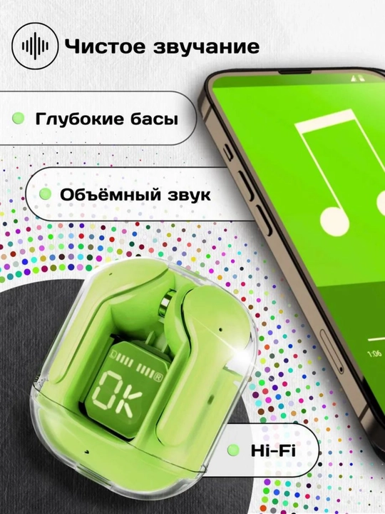 Air 31 беспроводные Bluetooth-наушники – с дисплеем, микрофоном и шумоподавлением