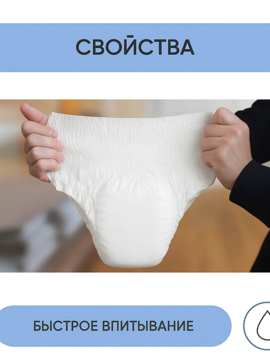 3 dona tug'ruqdan keyingi Prokladka-trusiklar, yosh va kattalar uchun hayz vaqtida M-L-XL