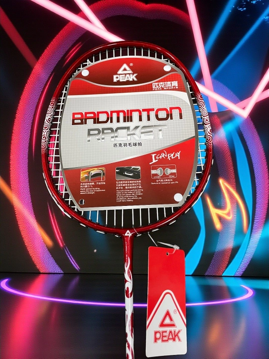PEAK badminton to‘plami: 2 ta raketka, 3 ta volan va g‘ilof