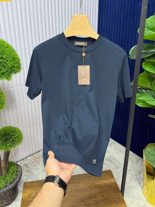 Мужская базовая футболка Loro Piana, однотонная, качество, размеры M–XXL - 