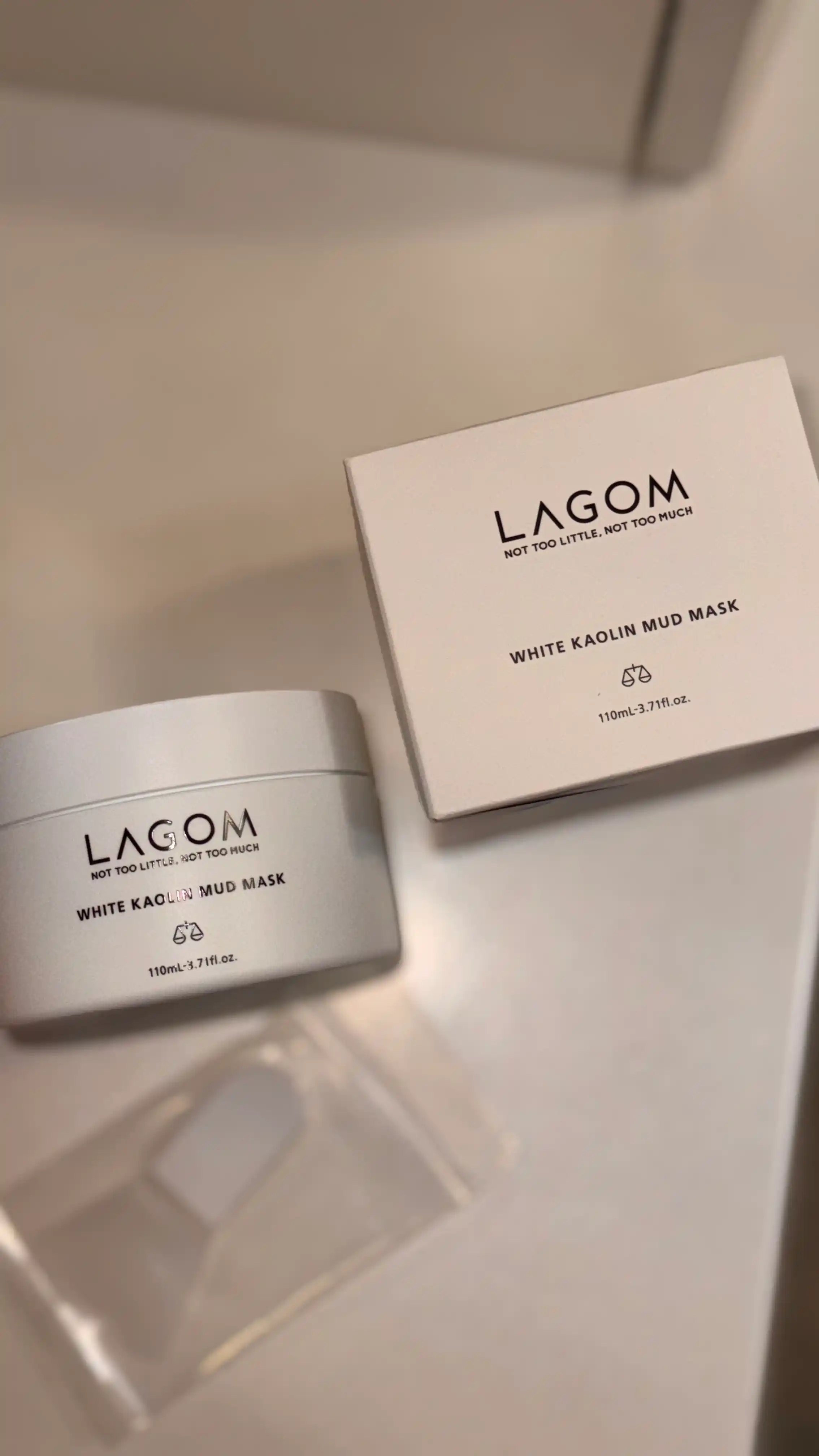 Глиняная маска для лица Lagom White Kaolin Mud Mask