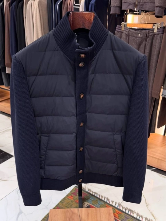 Мужская стёганая куртка Loro Piana на пуговицах, размеры M–XXXL - 