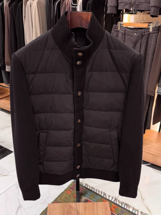 Мужская стёганая куртка Loro Piana на пуговицах, размеры M–XXXL - 
