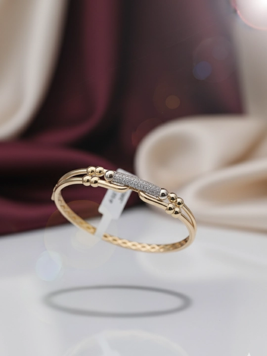 Ayollar uchun oltin braslet, bilaguzuk, 585 namuna, 10.33 gr, D50B model, DIAMOND