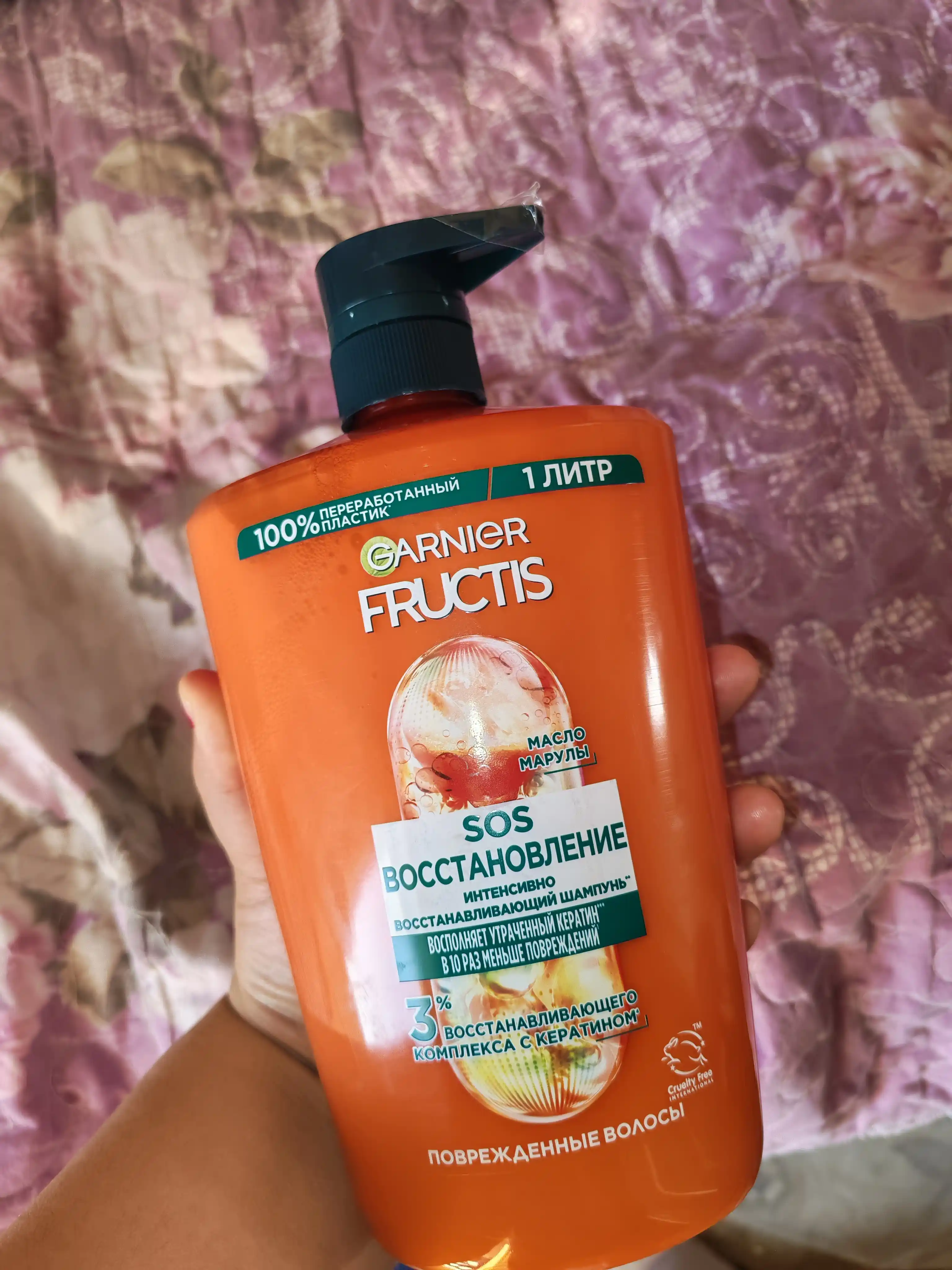 Шампунь Garnier Fructis SOS Восстановление, 1000 мл