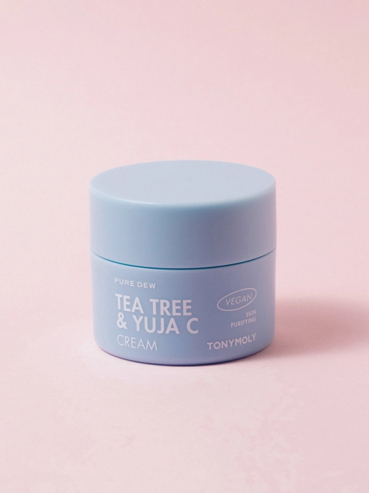 Крем для лица PURE DEW Teatree & Yuja C Purifying Cream 60 мл с чайным деревом