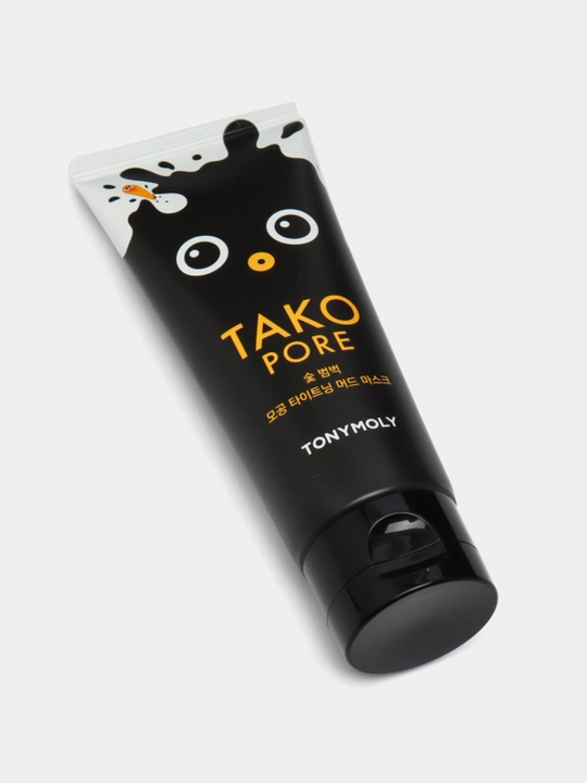 Угольная грязевая маска Tako Pore Charcoal Pore Tightening Mud Mask, 100 гр