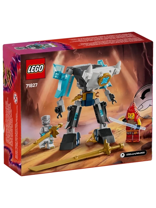 LEGO NINJAGO Zanes Battle Suit Mech 92 bolalar uchun dizayneri. 71827