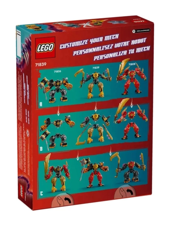 Конструктор LEGO NINJAGO Боевой робот Круджитсу Арина 213 дет., 71839
