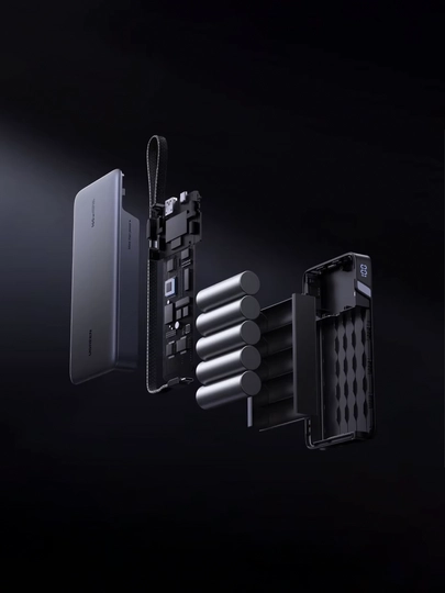 Noutbuk va telefon uchun UGREEN Nexode 165Vt 25000 mA/soat quvvat banki, USB-C 140Vt 4