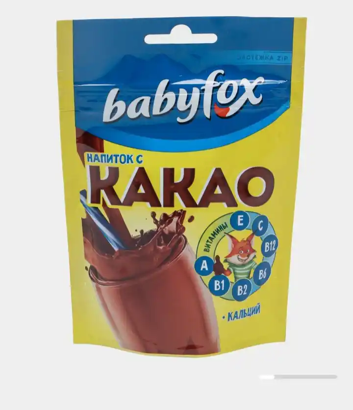 Напиток какао растворимый BabyFox, 135 г