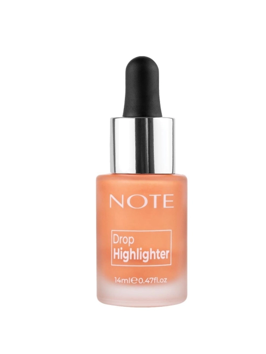 Хайлайтер для лица NOTE Drop Highlighter, 14 мл, оттенки 01, 02, 03 для сияния кожи