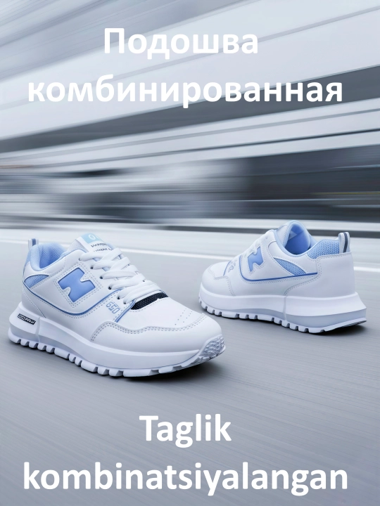 Ayollar uchun sport krossovkalari, kundalik kiyish uchun
